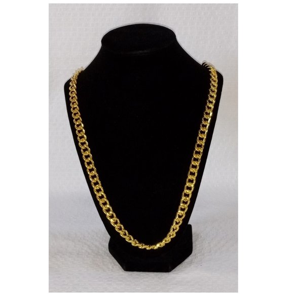 Cuban Link Chain Gold Plated - 10mm wide - 26" long - Gift Boxed - Picture 3 of 3
